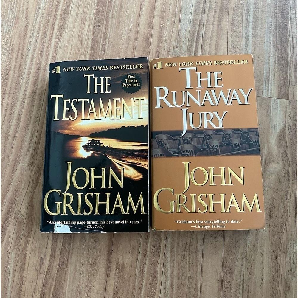 Bundle of Two John Grisham Paperback Books